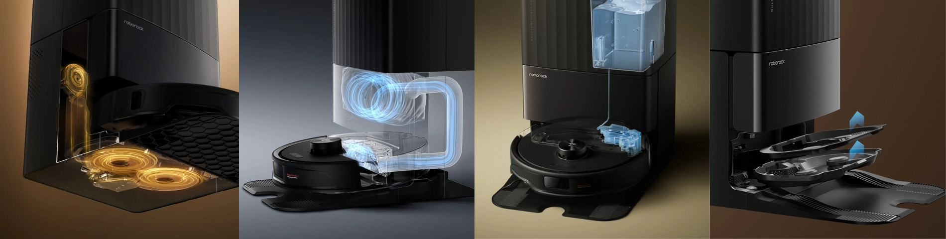 سیستم تی‌کشی آب داغ در Roborock Qrevo Master